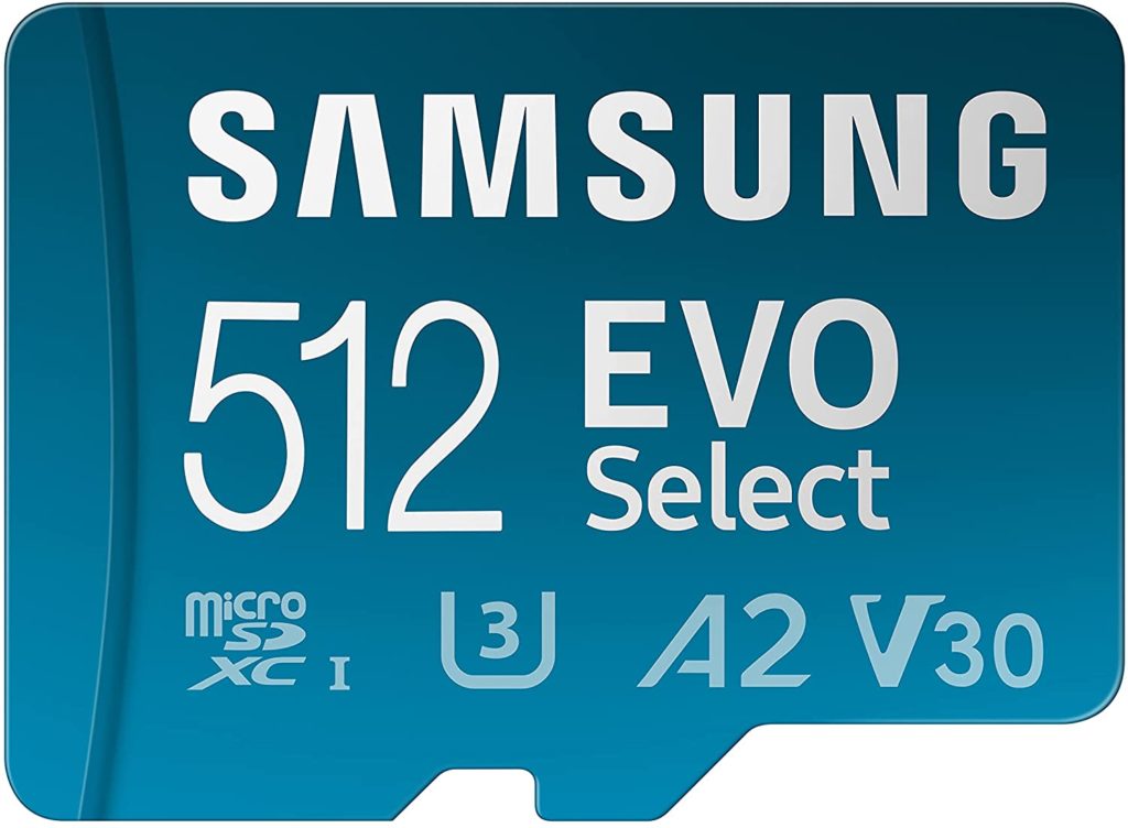 SAMSUNG EVO Select Micro SD-Memory-Card + Adapter, 512GB - Best Steam Deck SD Cards in 2022