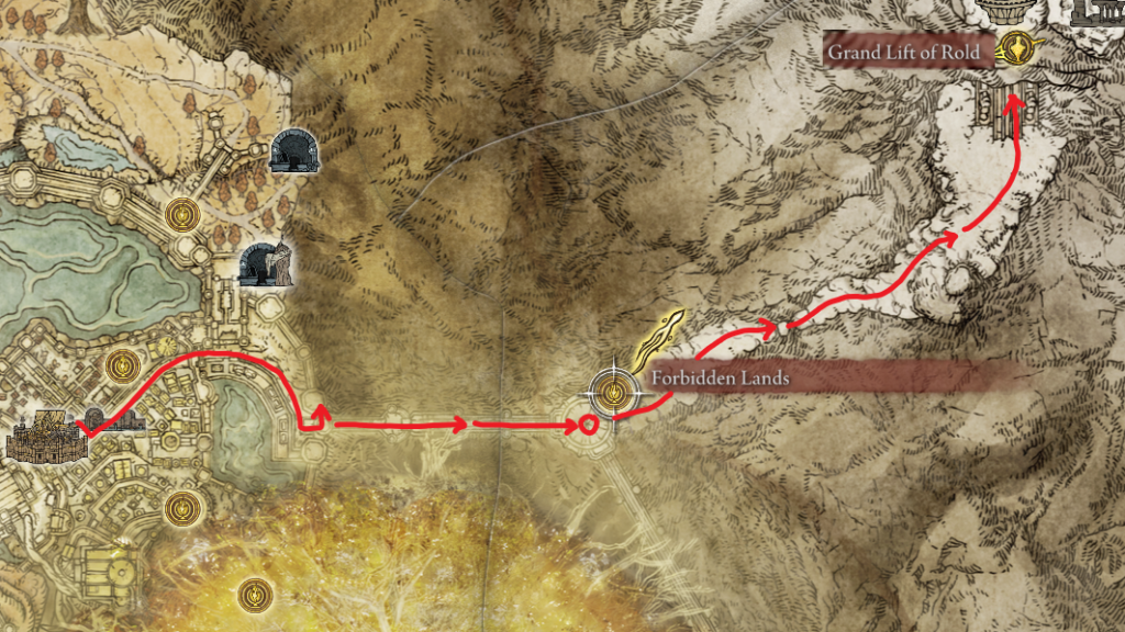 How to get to the Grand Lift of Rold in Elden Ring - Dot Esports