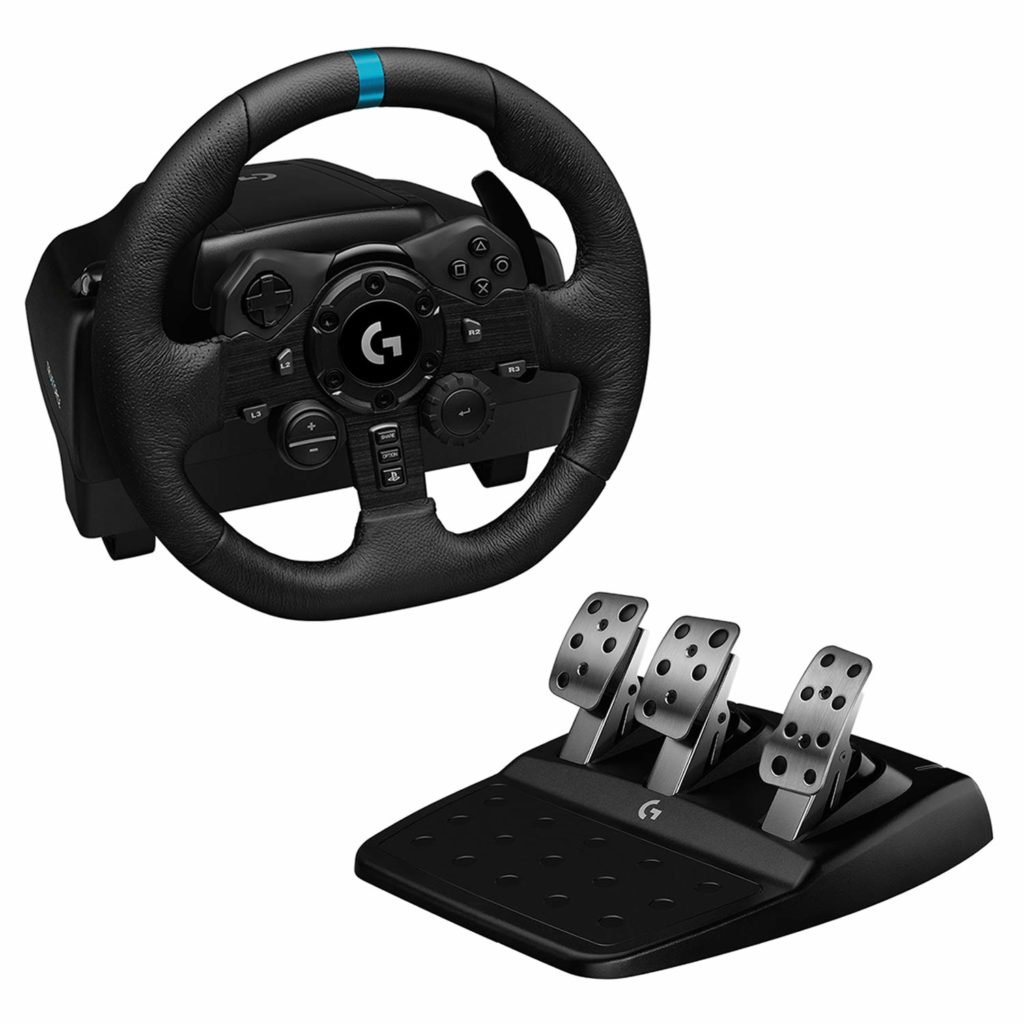 Logitech G923 Racing Wheel and Pedals for PS 5, PS4, and PC