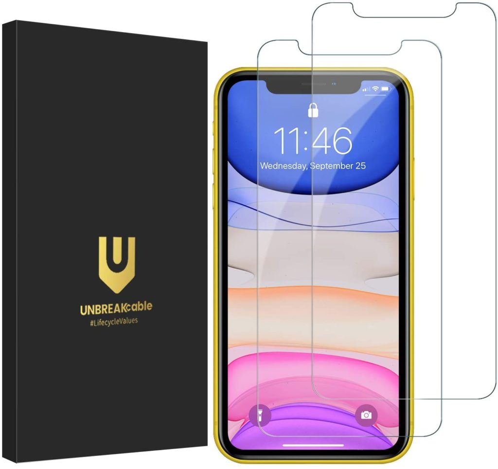 UNBREAK cable screen protector for iPhone