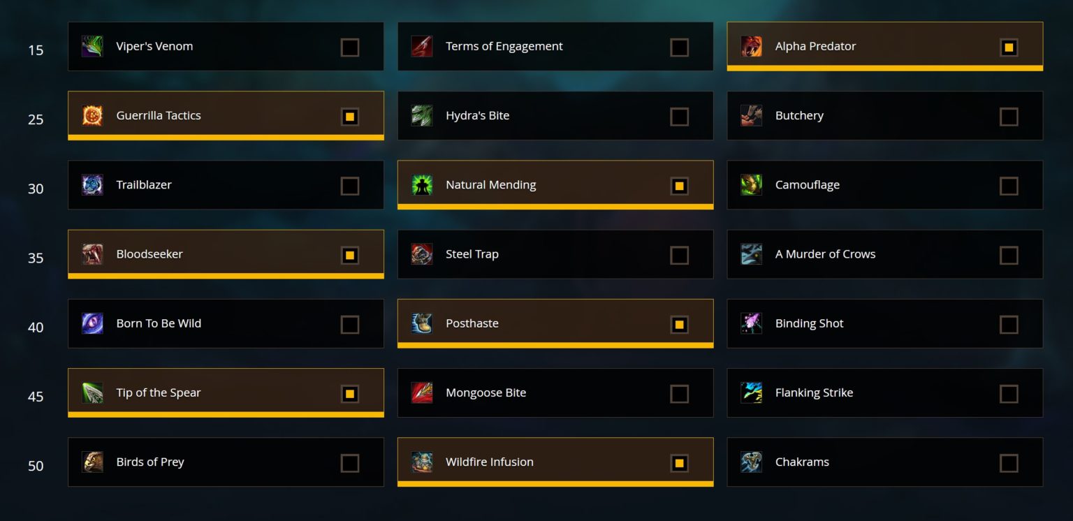 Best Survival Hunter talents & build in WoW Shadowlands Dot Esports