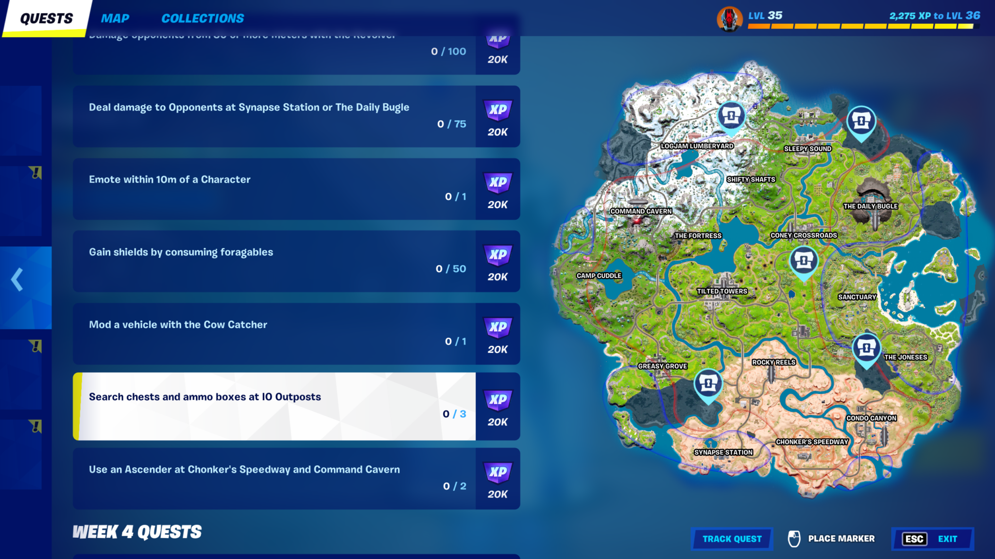 fortnite chapter 5 season 3 week 3 quests