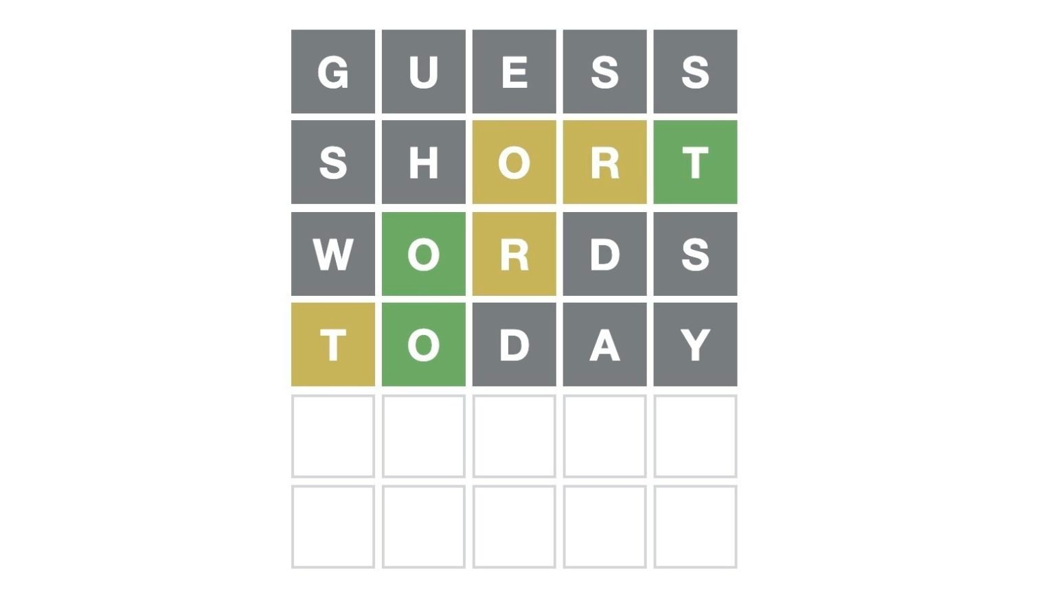 Wordle game help 5letter words with 'U', and 'Y'  Dot Esports