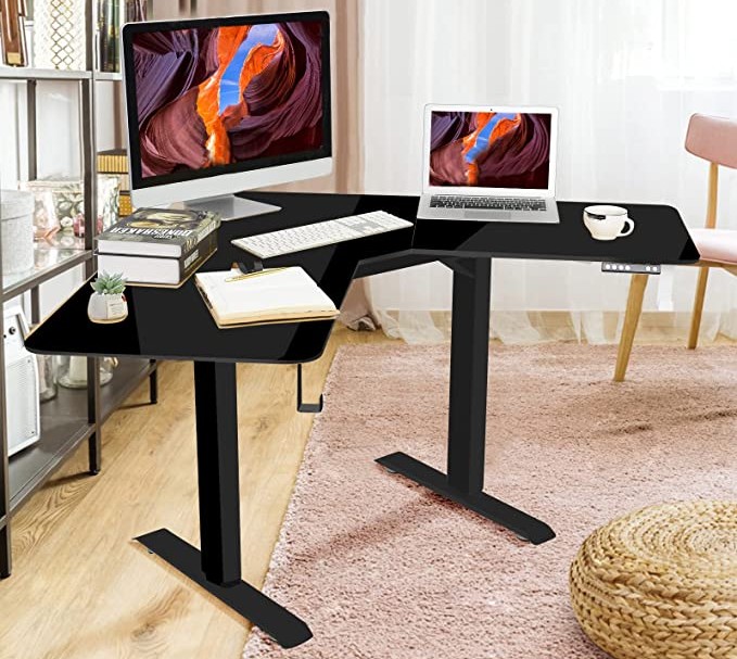 best corner standing desk