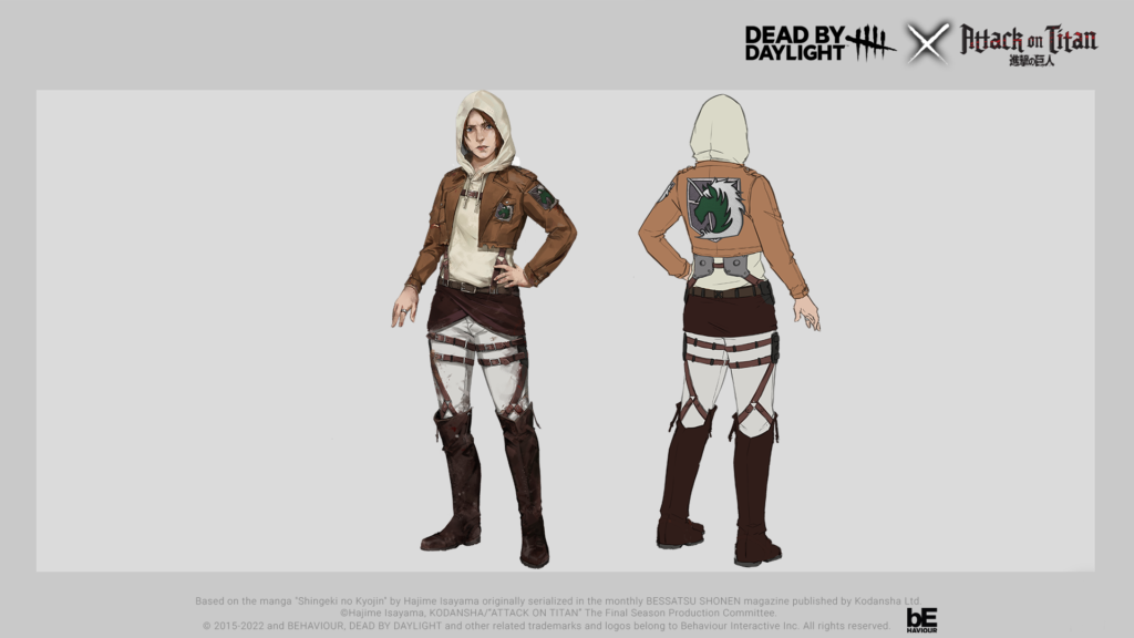Meg Thomas from Dead by Daylight in an Annie Leonheart outfit