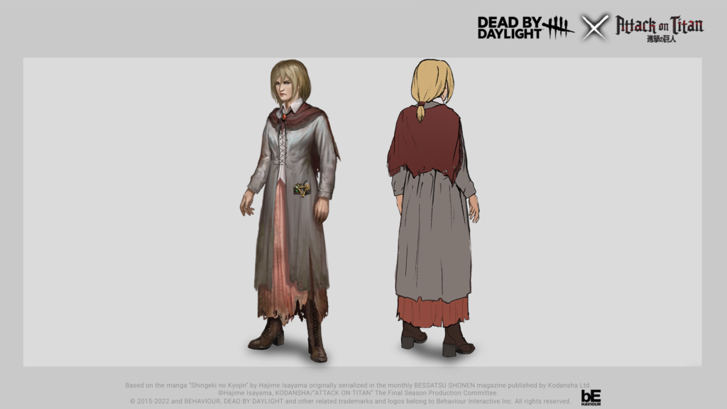 Kate Denson from Dead by Daylight as Historia Reiss from Attack on Titan