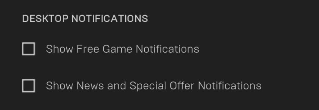 How to Turn off Epic Games Notifications 