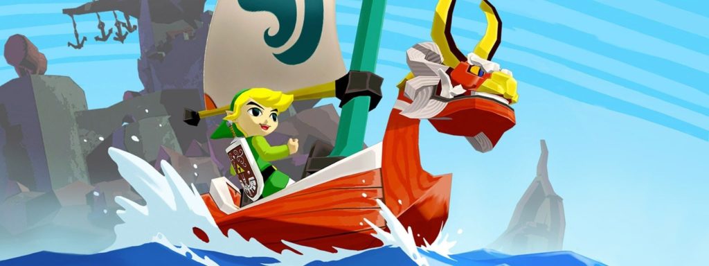 Link rides the King of Red Lions across the waves.