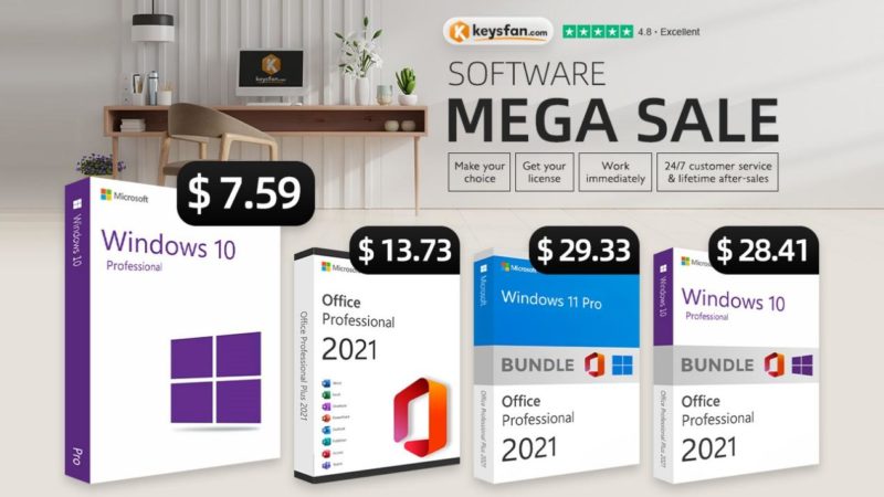 Get Cheap Windows 10 And 11 Keys In Keysfan's Software Mega Sale - Dot ...