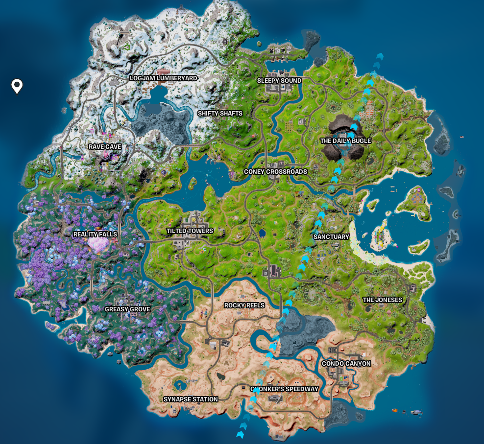 Best places to land in Fortnite Chapter 3, season 3 Dot Esports