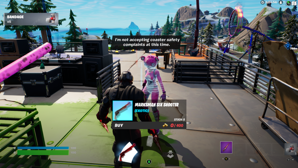 the Foundation stands in front of cuddle team leader and looks at what they're selling