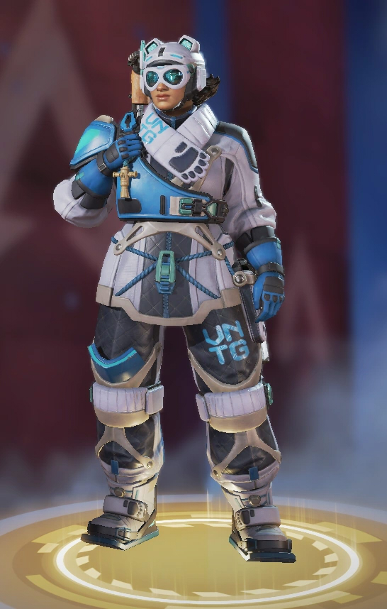 Vantage wears a blue and white Arctic skin.