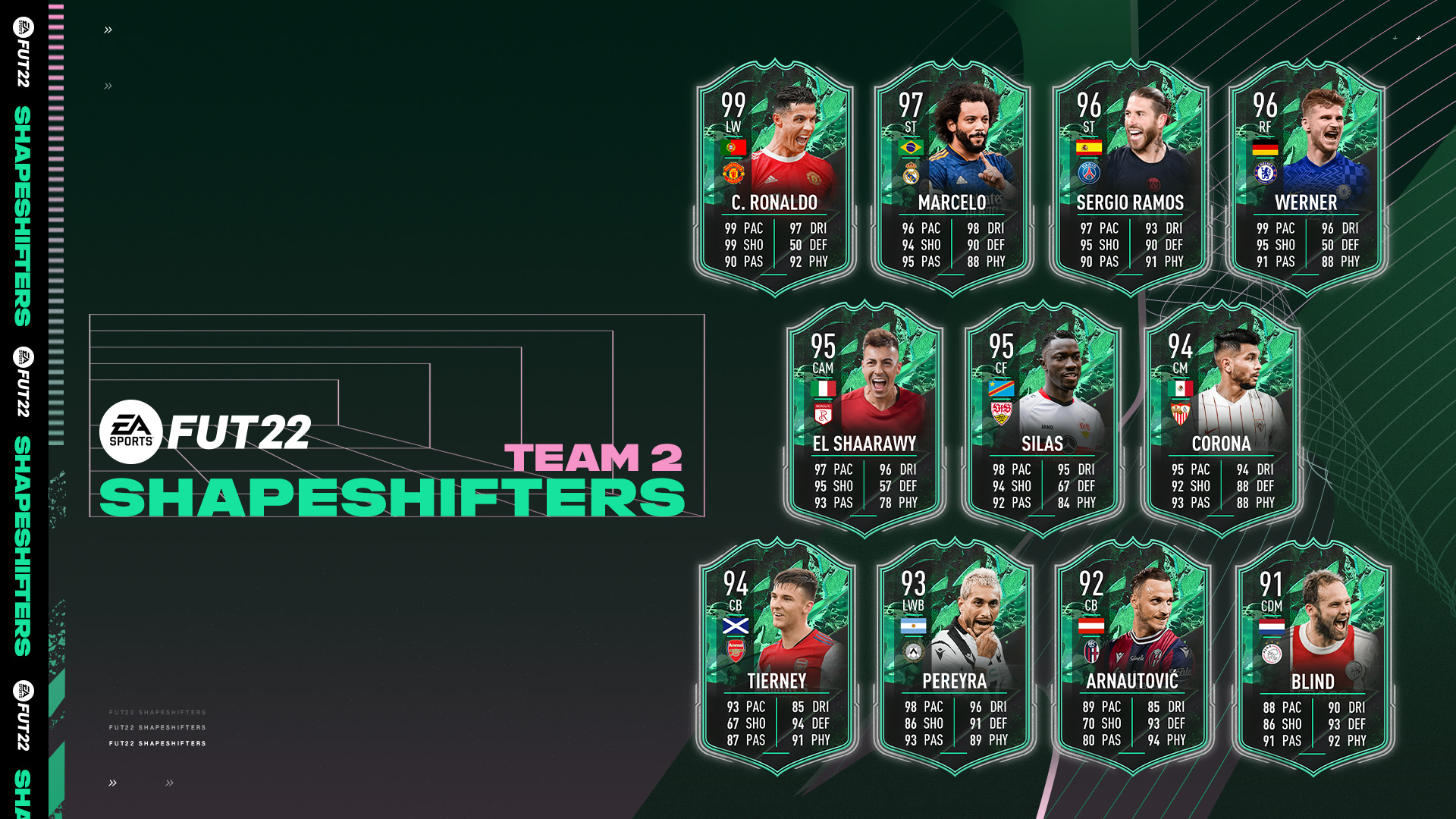 Second Shapeshifters team now available in FIFA 22 Ultimate Team Dot