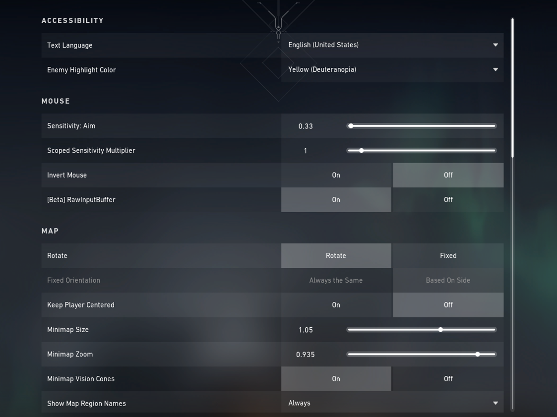 Demon1 valorant settings