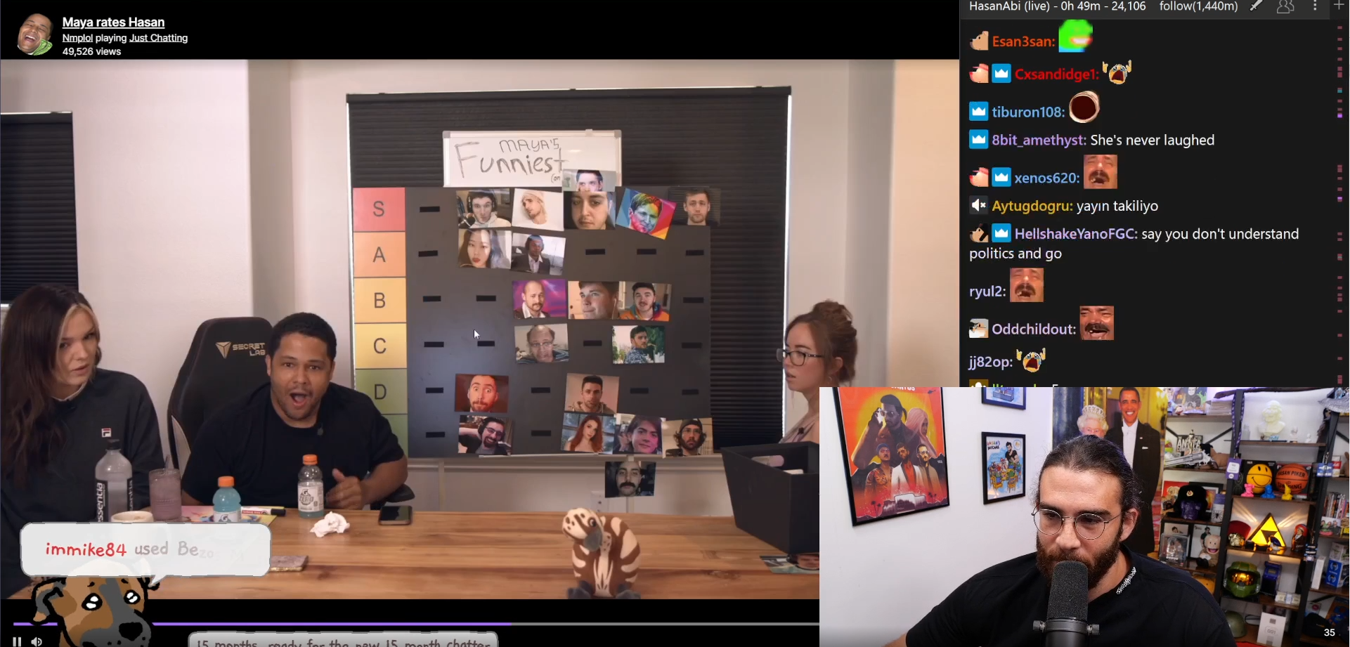 Hasan takes issue with Maya's taste in comedy after being labeled 'F-tier' - Dot Esports Hasan takes issue with Maya's taste in comedy after being labeled 'F-tier' - Dot Esports