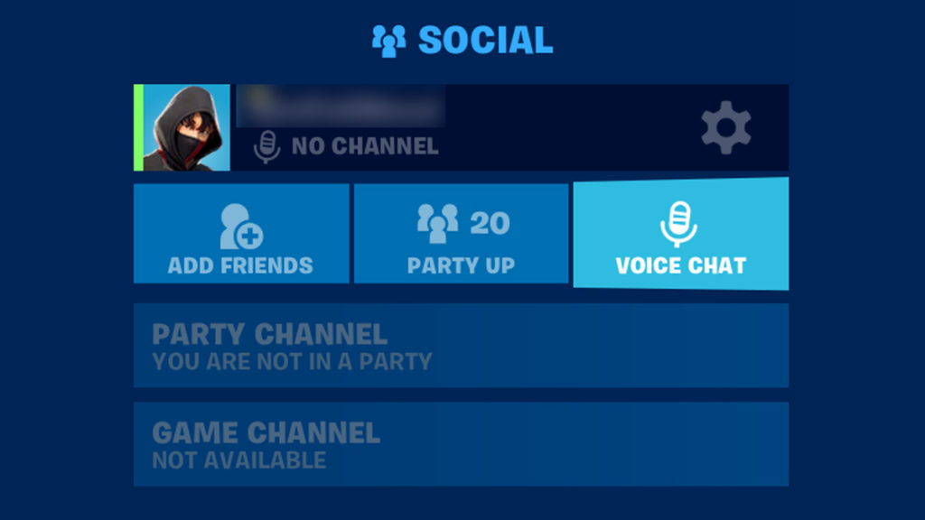 Fortnite Party Settings