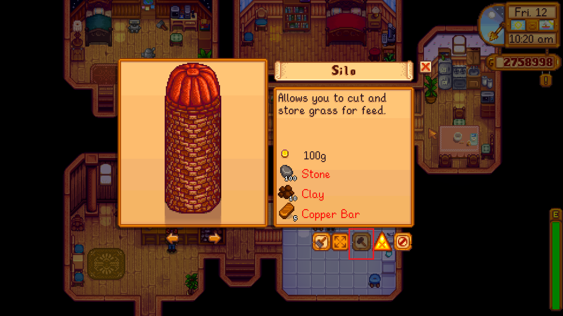 stardew valley hay from silo