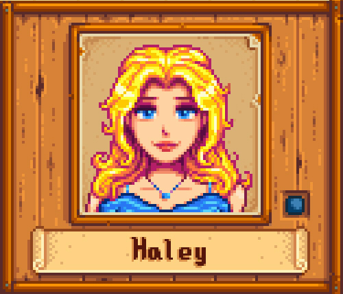 Haley's portrait.