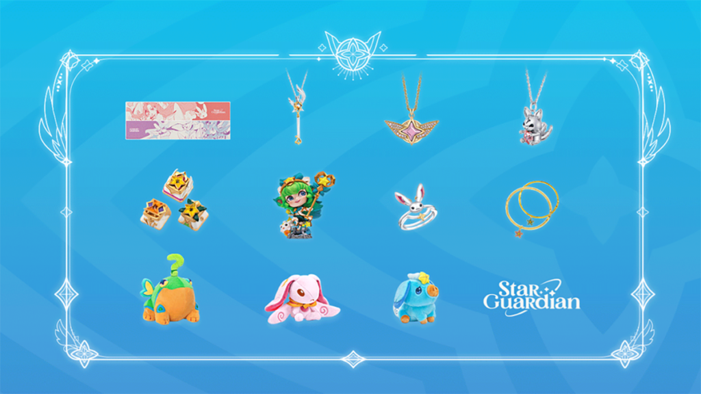 Riot store launches Star Guardian line of jewelry, keycaps, plushies