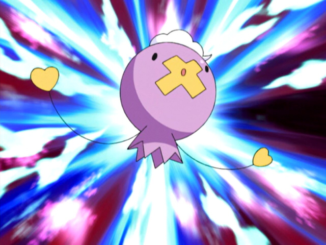 A Drifloon in action.
