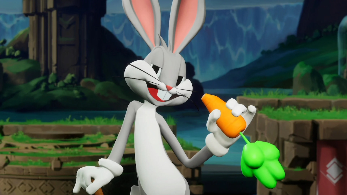 bugs bunny eating a carrot