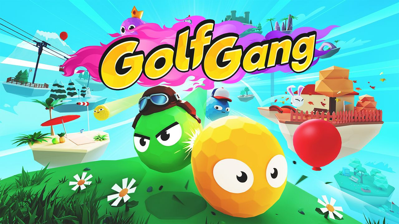 The Golf Gang logo and its characters.
