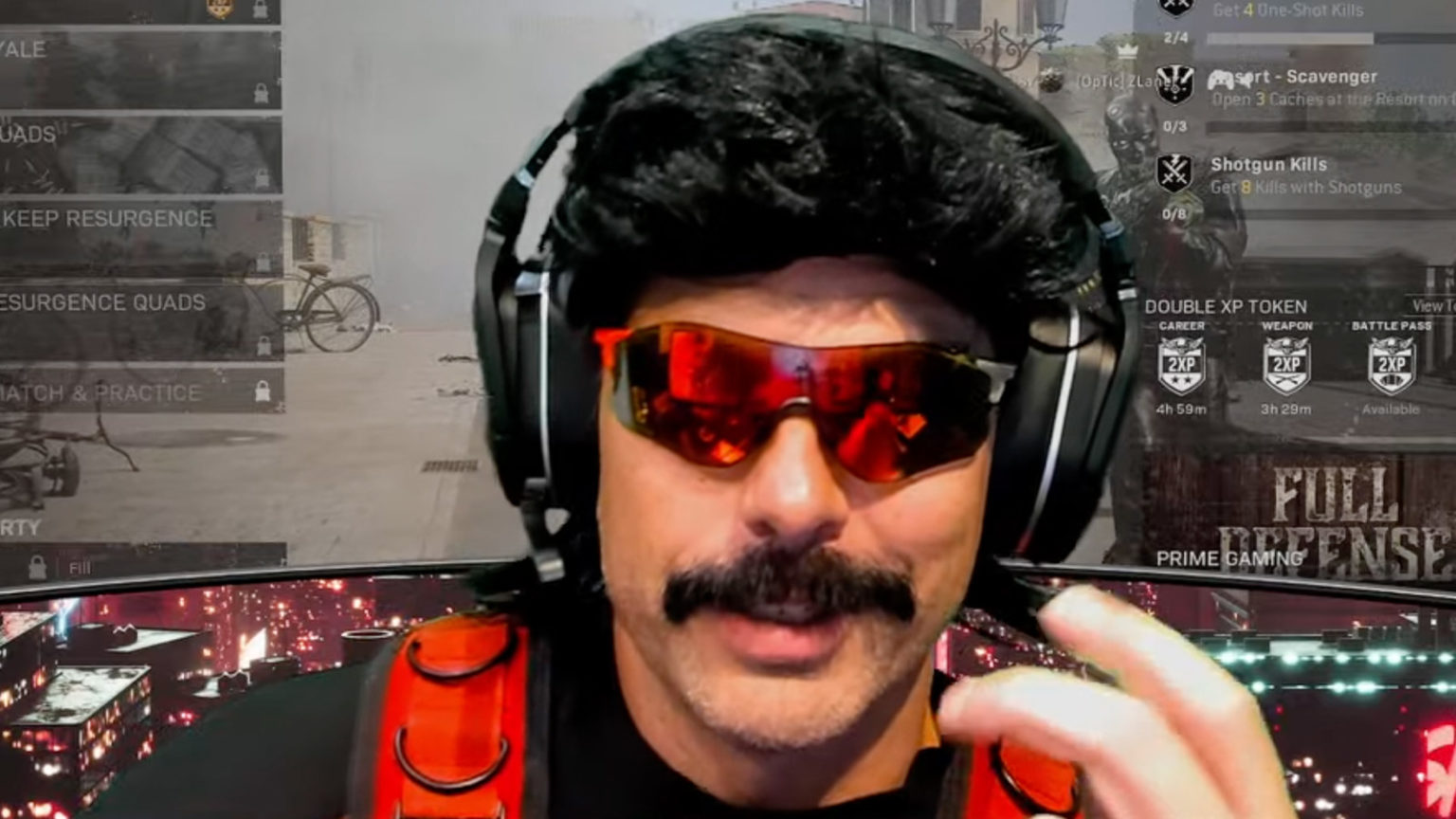 Dr disrespect warzone kd