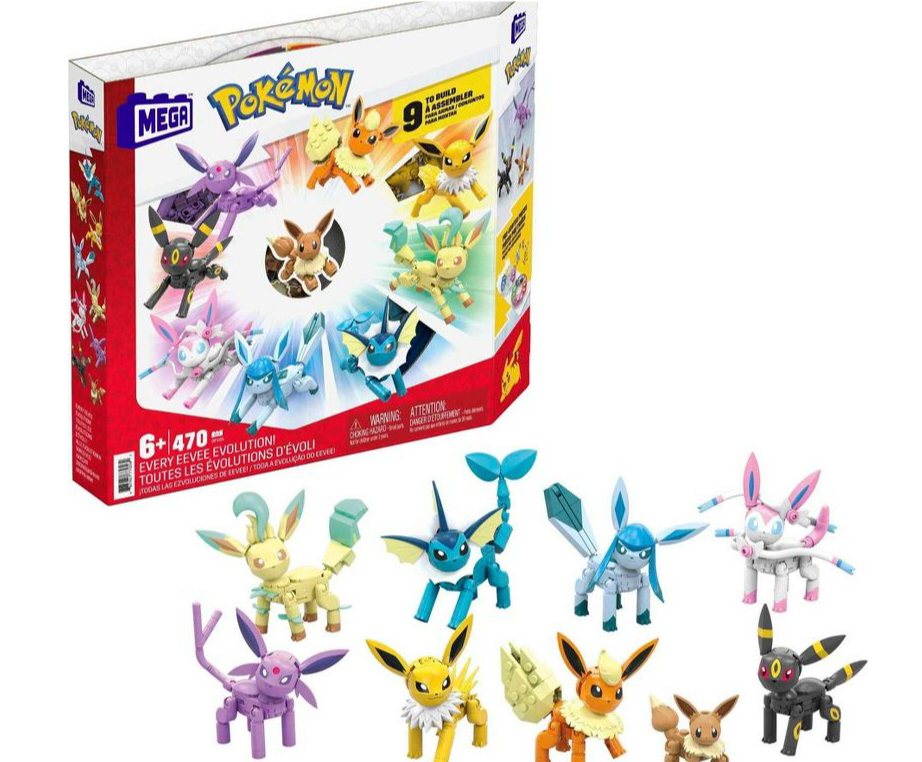 A model kit of every Eeveelution.