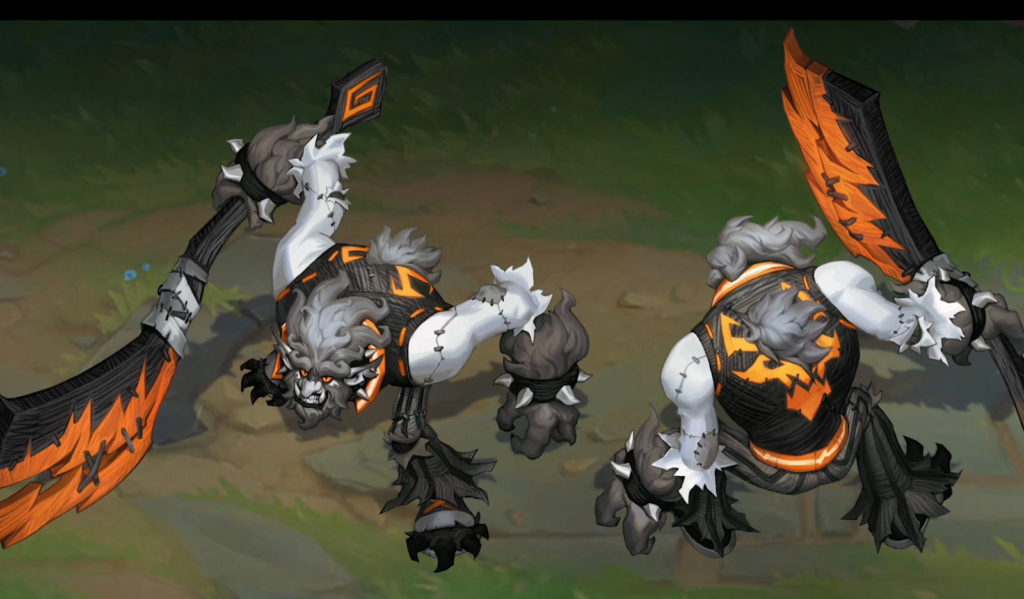 Riot shows off League's spooky new Fright Night skins for Draven