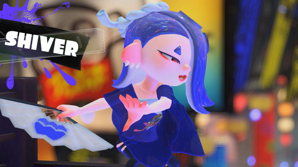 Octoling idol Shiver from Splatoon 3.