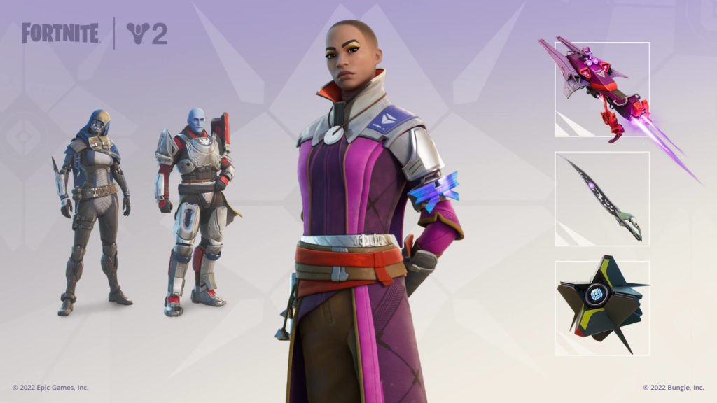 An image showing Ikora Rey from Destiny recreated in Fortnite's engine