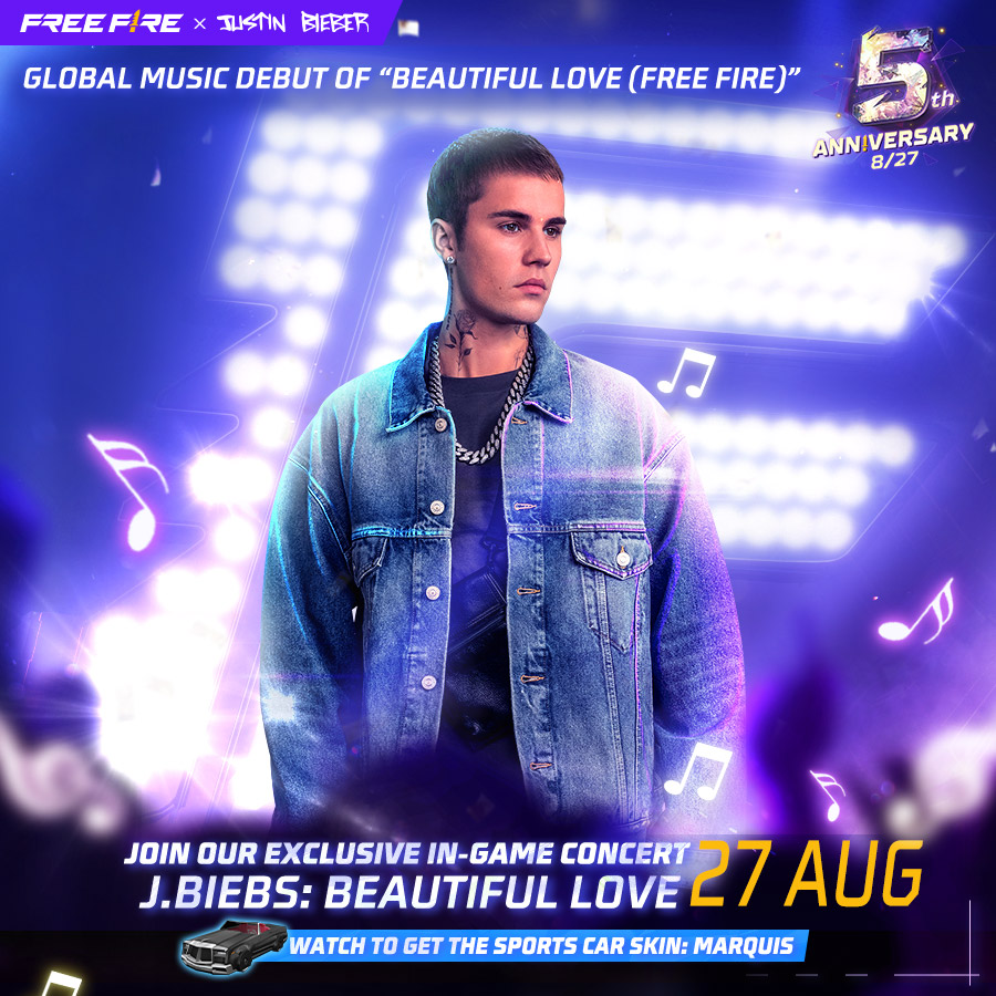 Free Hearth’s Fifth-anniversary occasion kicks off on Aug. 27 with free J.Biebs character