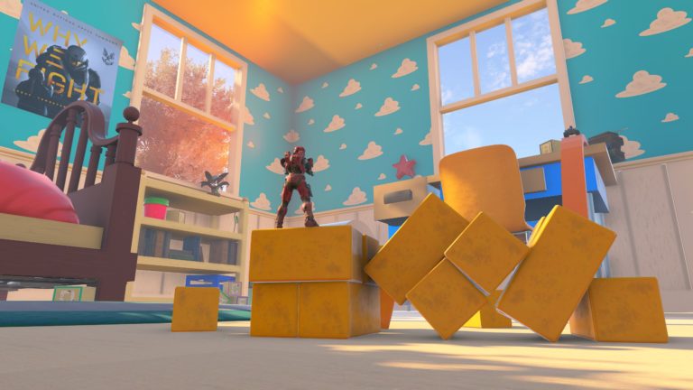 Halo Forge master recreates Andy's room from Toy Story - Dot Esports