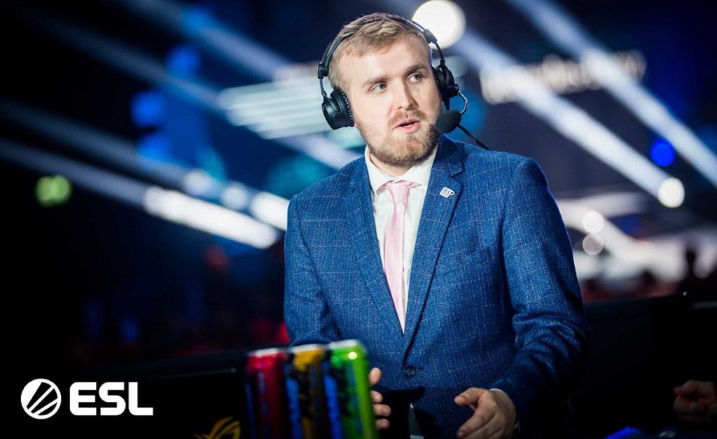 Dota 2 caster is once again endlessly repeating a phrase on stream—this