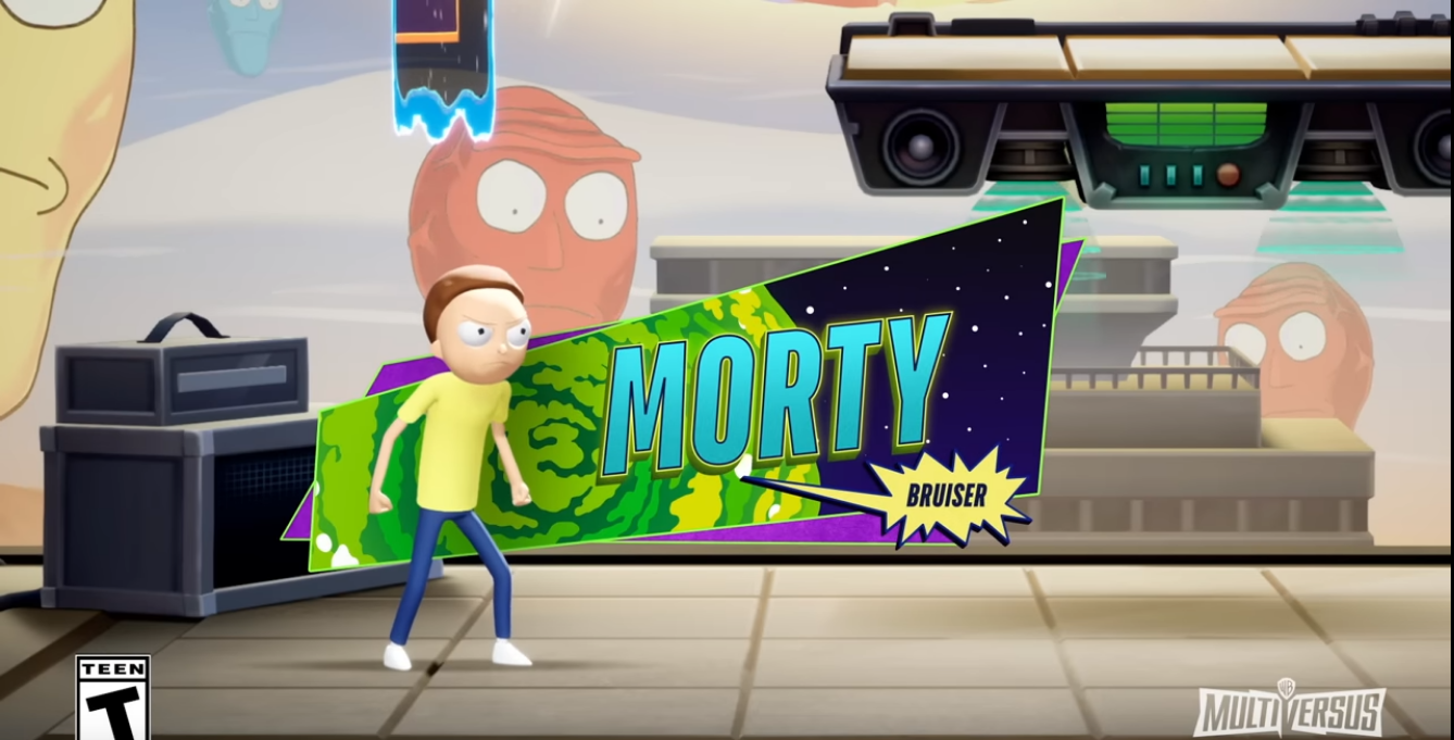 A screengrab from the Morty MultiVersus trailer