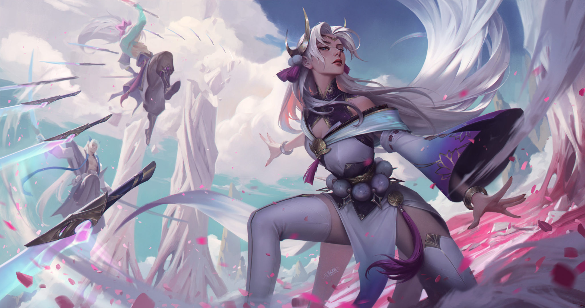 Riot Games artist brings Spirit Blossom Irelia to life—but it won't be