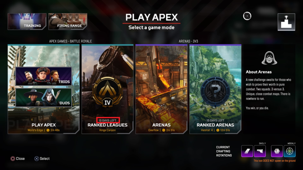 Apex Legends Rank Reset 