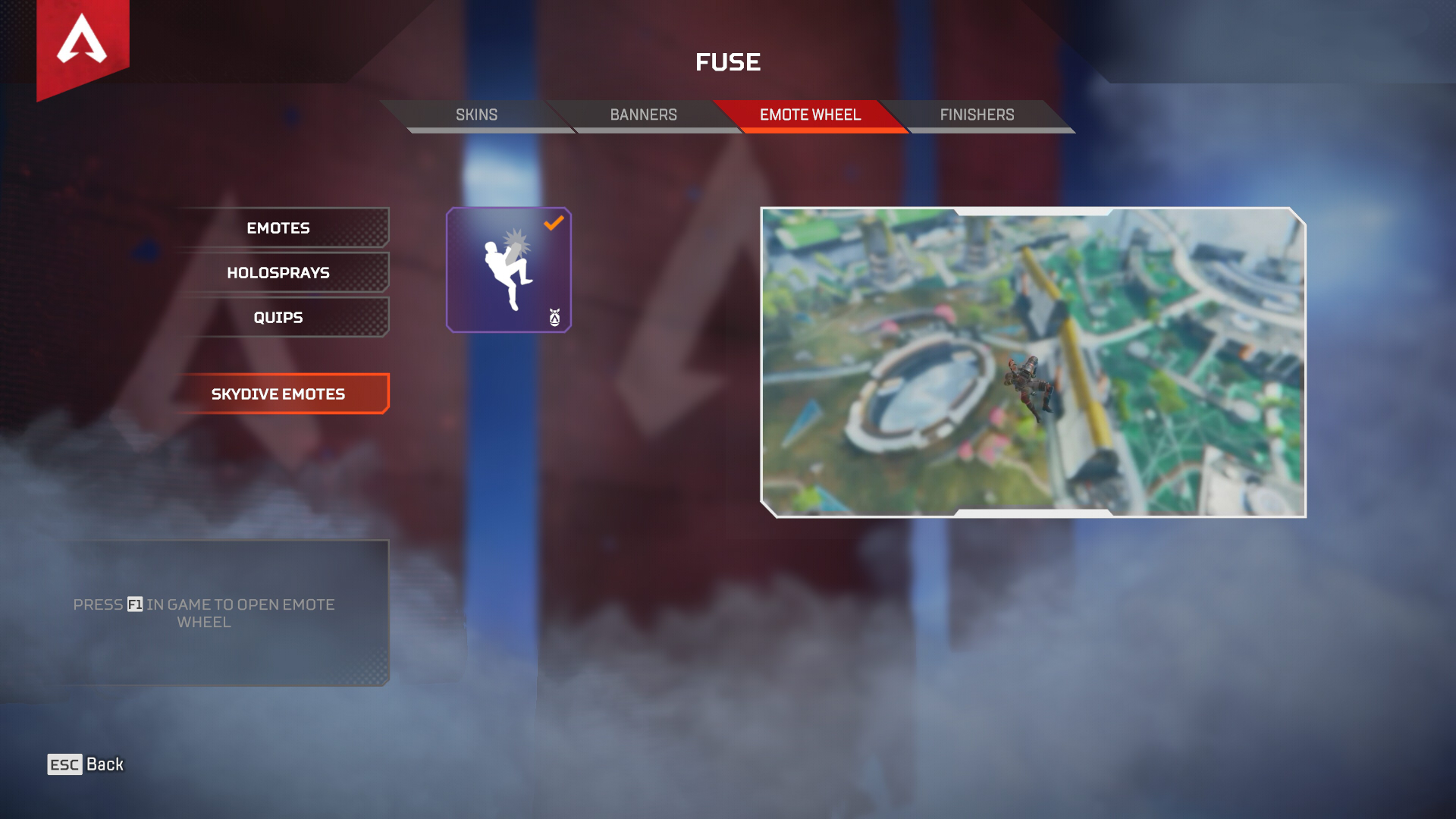 Apex Legends Skydive Emotes How to equip & get them Dot Esports