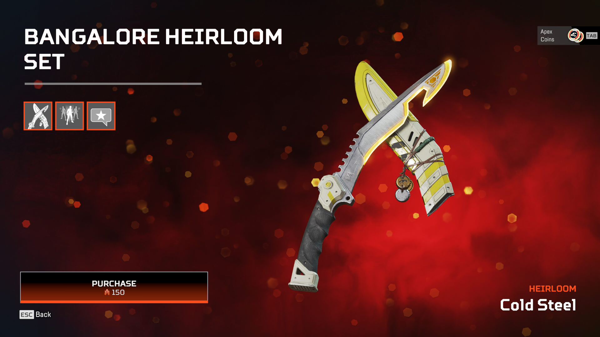 All Heirlooms in Apex Legends Dot Esports