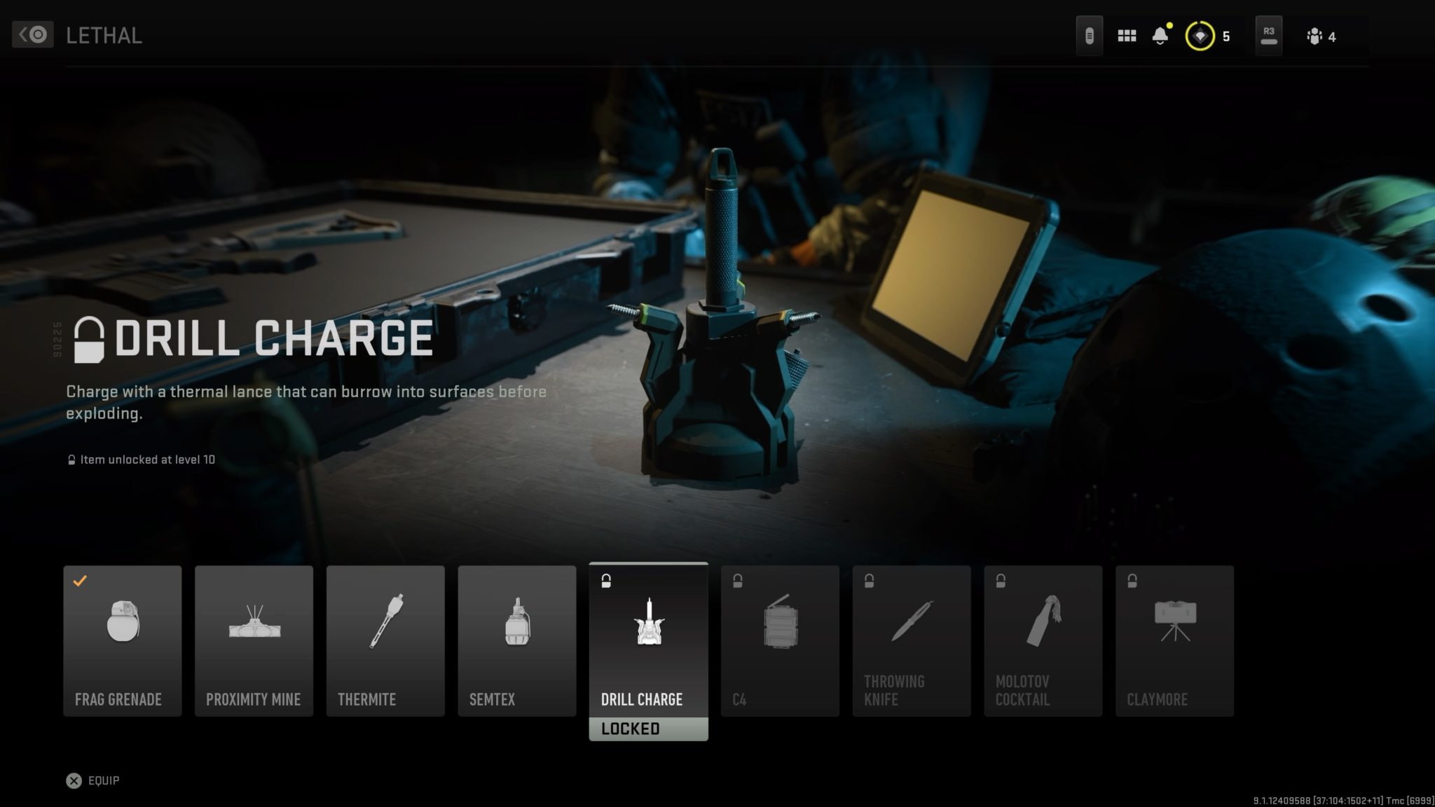 All tactical and lethal equipment and Field Upgrades in Modern Warfare