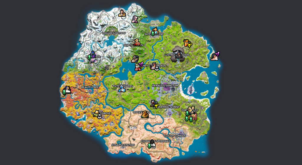 All Npc Locations In Fortnite Chapter 3 Season 4 Dot Esports