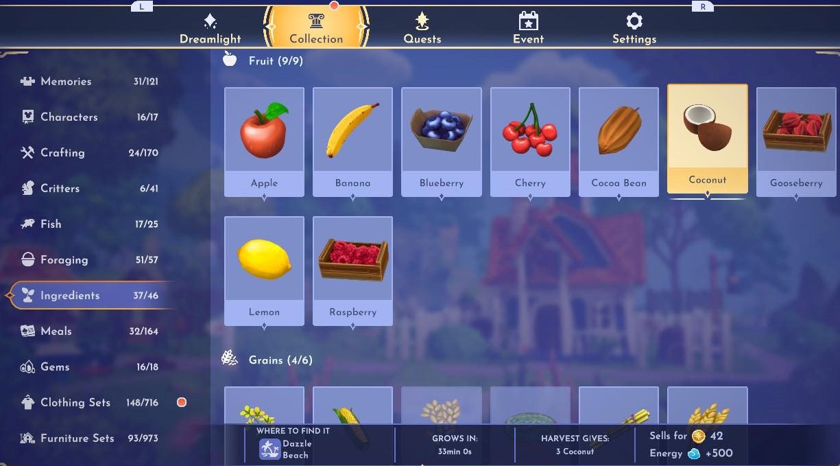 How to find Coconuts in Disney Dreamlight Valley Dot Esports