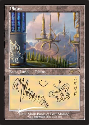 mtg secret lair post malone lands