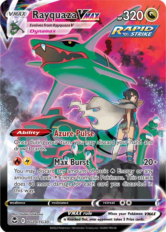 Rayquaza VMAX Revealed From Pok mon TCG Silver Tempest Dot Esports