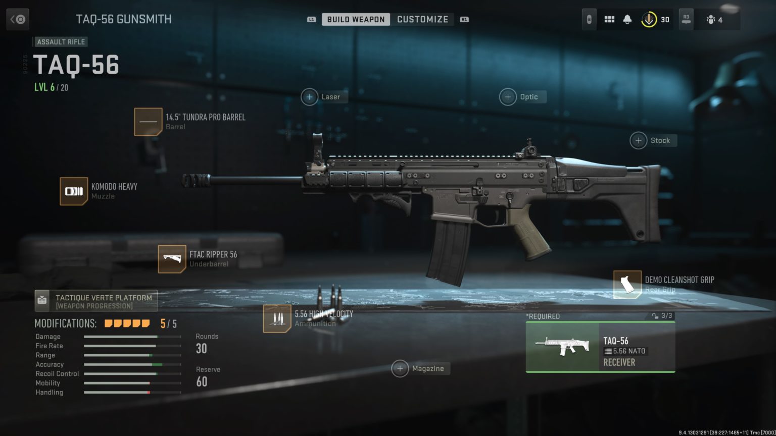 Best TAQ 56 loadout and class setup in Modern Warfare 2 Best