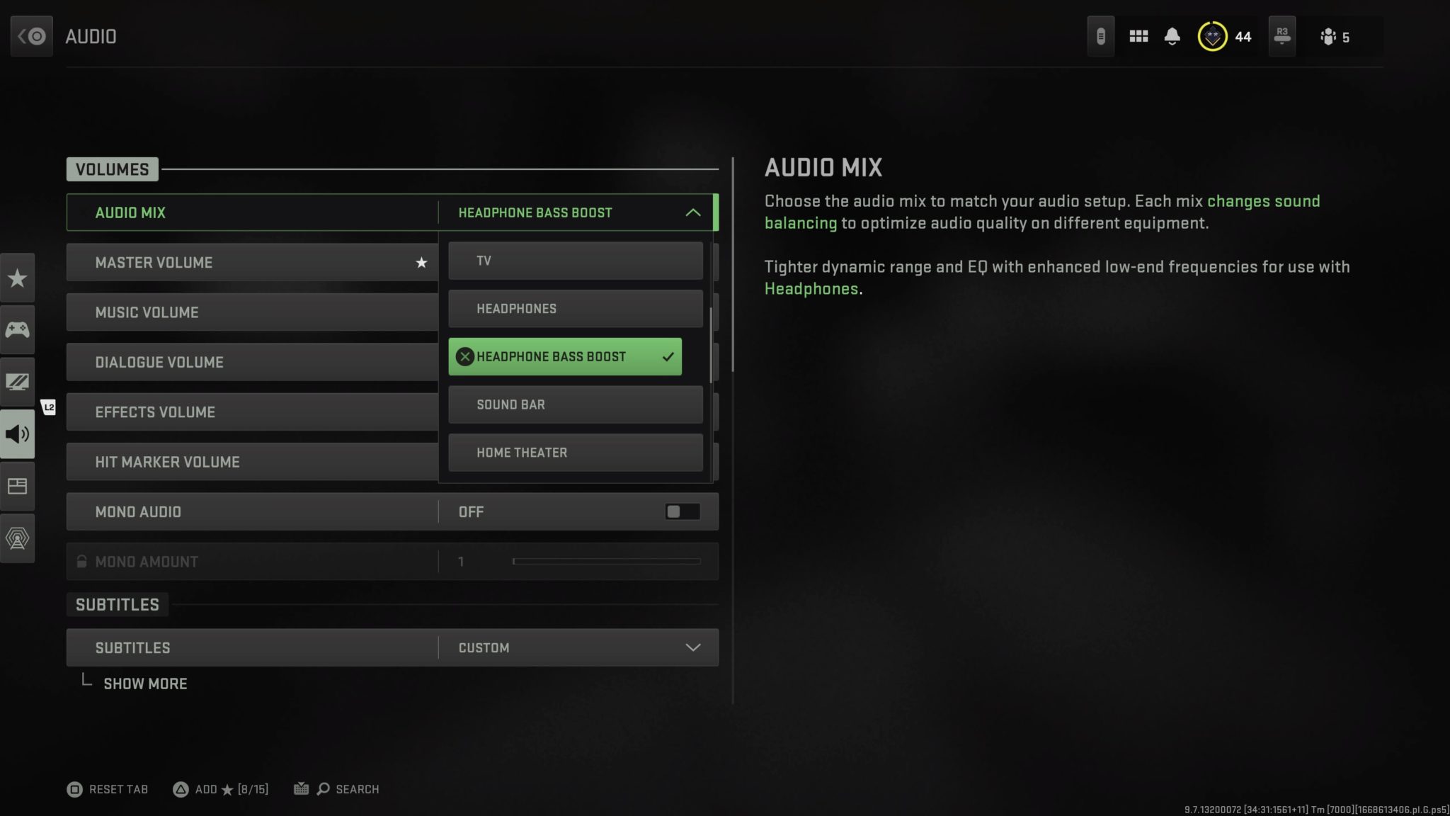 Best audio settings for Warzone 2 Audio mix, volume, subtitles, and