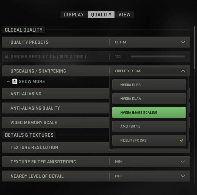 Fidelityfx CAS in MW2, explained What does Fidelityfx CAS do in Modern Warfare 2? Dot Esports