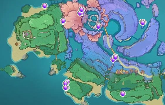 Genshin impact amethyst lump locations