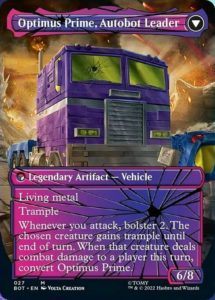 MTG Optimus Prime Hero and other Transfomers cards shatter singles