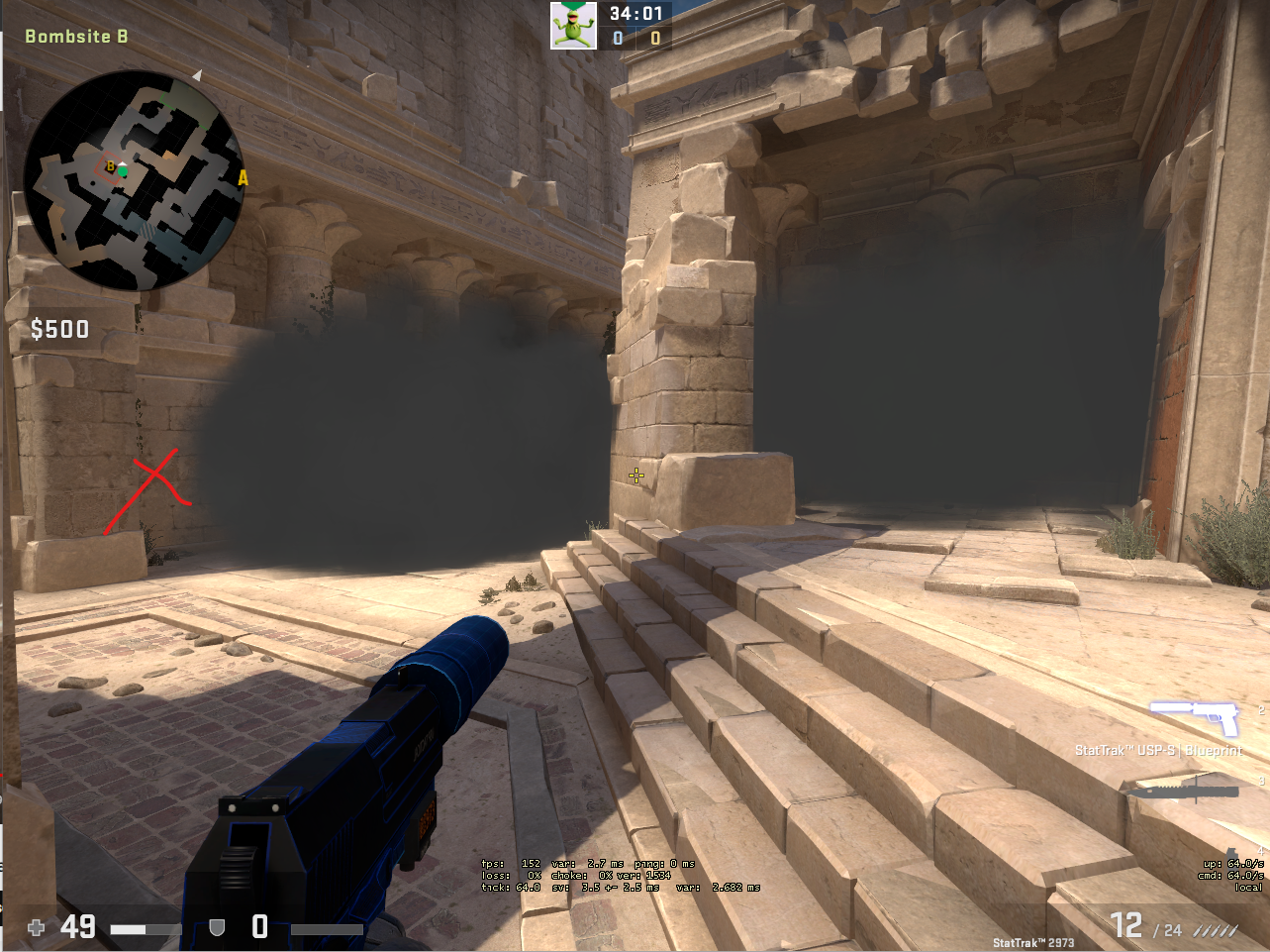 Best Smoke And Nade Spots For Anubis In CS:GO - Dot Esports